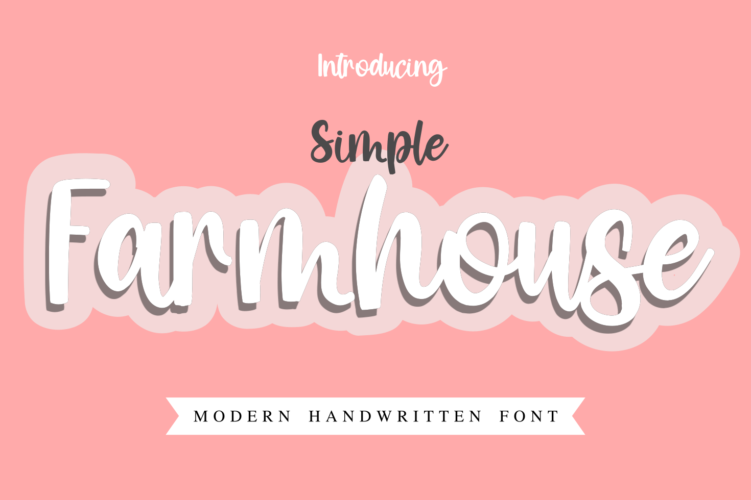 Simple Farmhouse Font | Free Font Download | Download Thousands of Fonts for Free Sample Image