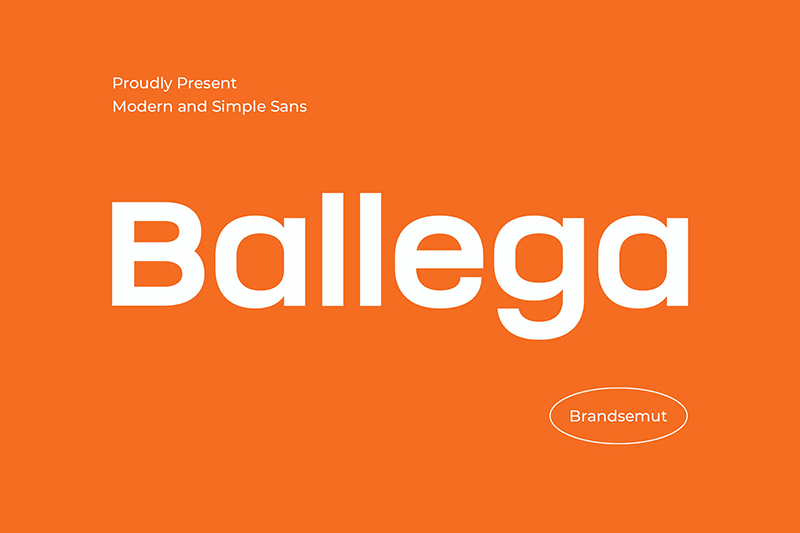 Ballega Font | Free Font Download | Download Thousands of Fonts for Free Sample Image
