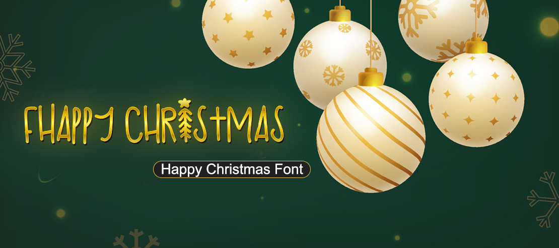 Happy Christmas Font | Free Font Download | Download Thousands of Fonts for Free Sample Image