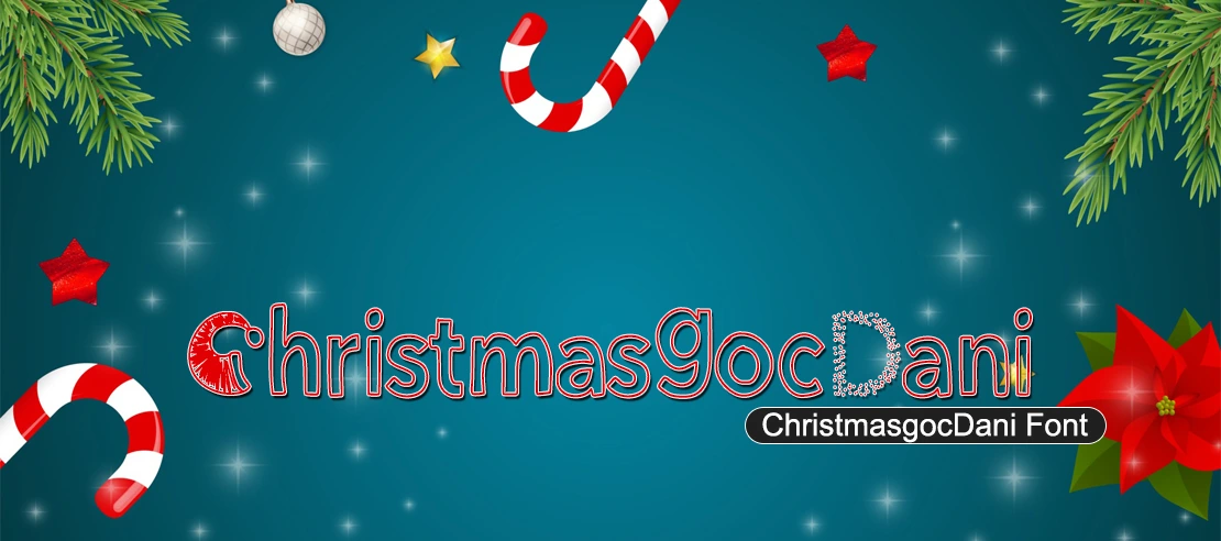 ChristmasgocDani Font | Free Font Download | Download Thousands of Fonts for Free Sample Image