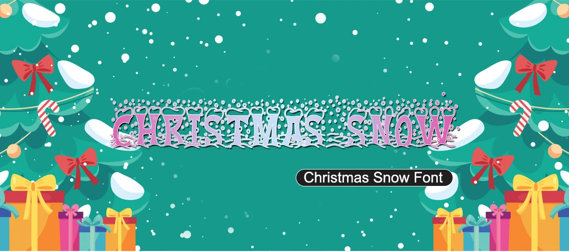 Christmas Snow Font | Free Font Download | Download Thousands of Fonts for Free Sample Image