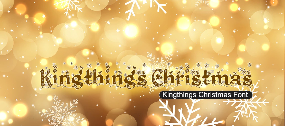 Kingthings Christmas Font | Free Font Download | Download Thousands of Fonts for Free Sample Image