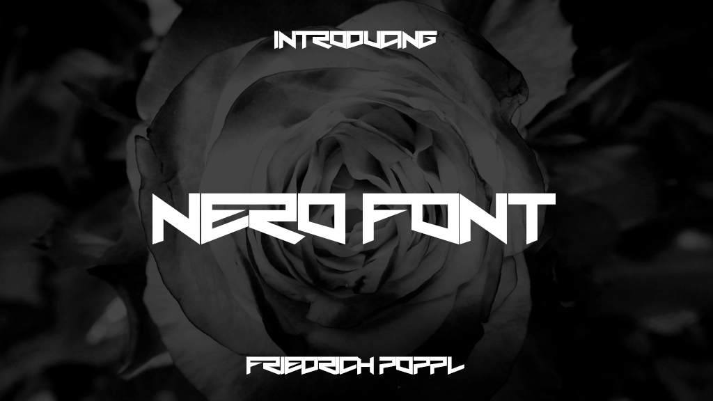 Nero Font | Free Font Download | Download Thousands of Fonts for Free Sample Image