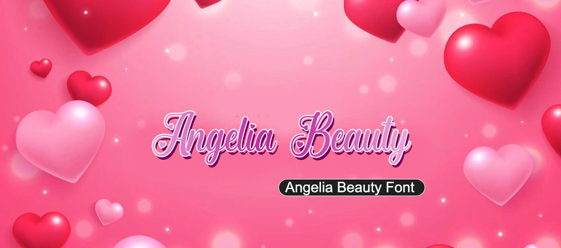 Angelia Beauty Font | Free Font Download | Download Thousands of Fonts for Free Sample Image