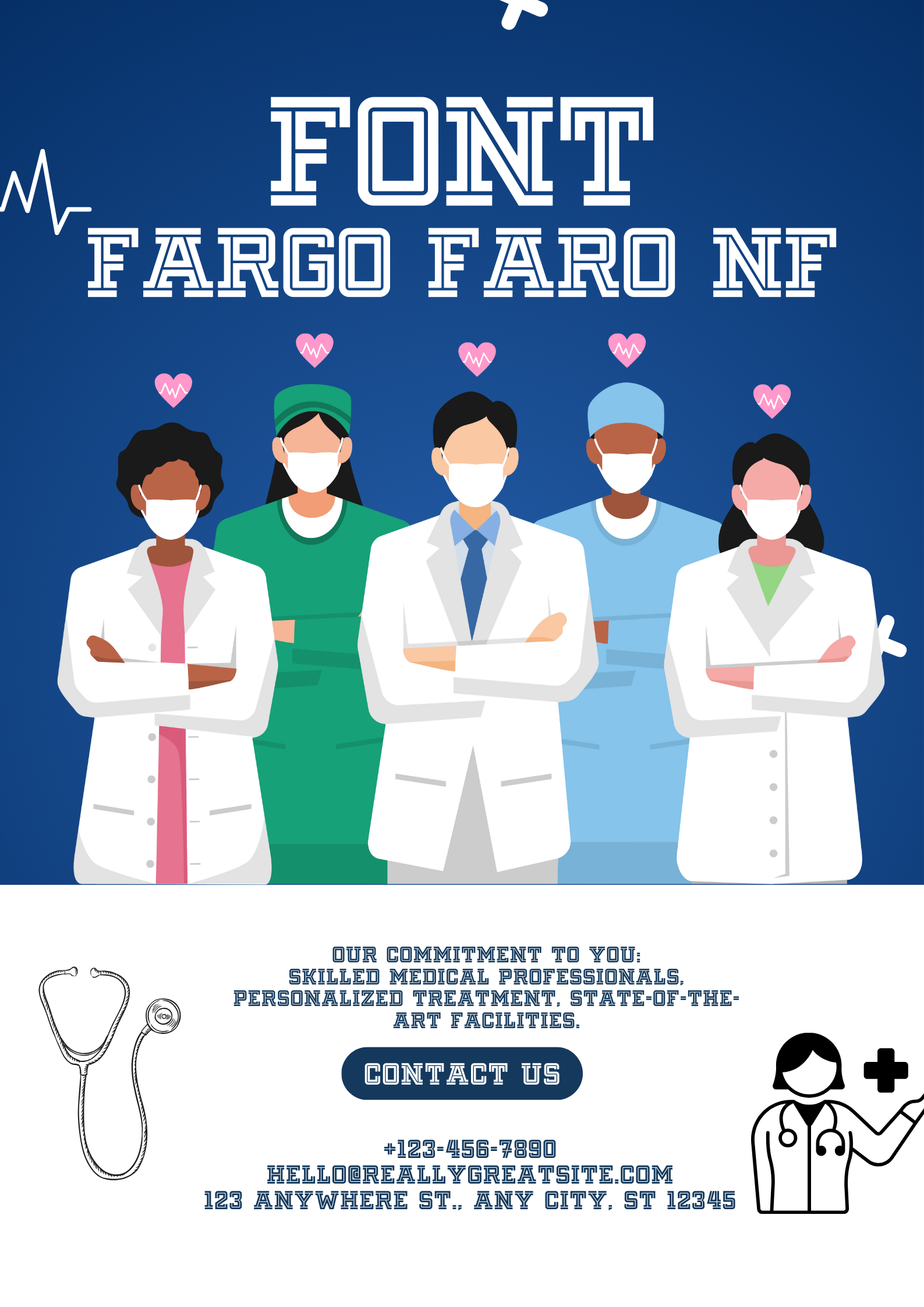 Fargo Faro NF Fuente | Descarga gratuita de fuentes | Descarga miles de fuentes gratis Sample Image
