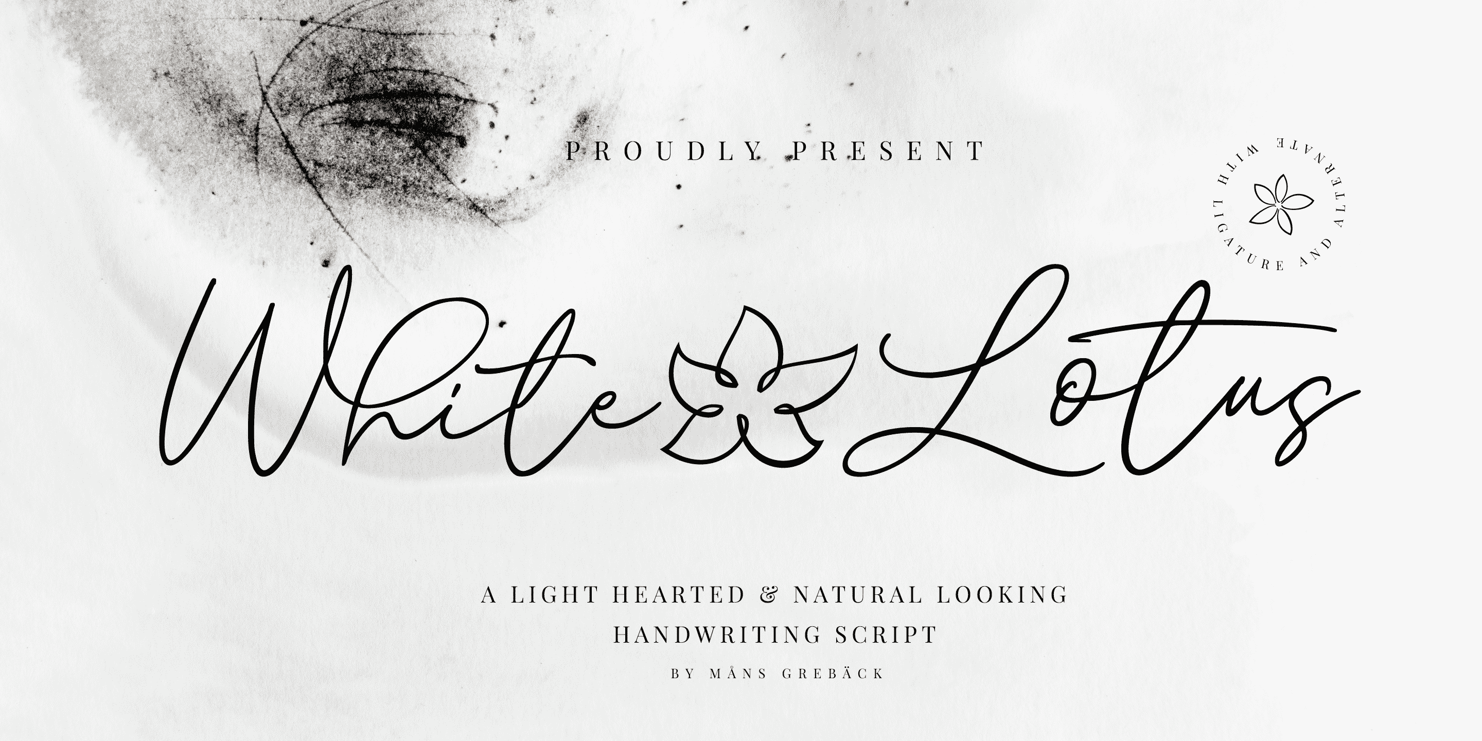 White Lotus Font | Free Font Download | Download Thousands of Fonts for Free Sample Image
