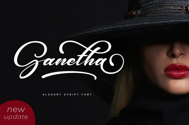 Ganetha Regular Font | Free Font Download | Download Thousands of Fonts for Free Sample Image