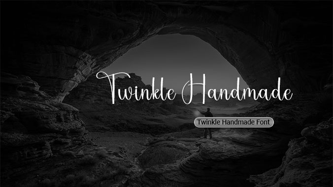Twinkle Handmade Font | Free Font Download | Download Thousands of Fonts for Free Sample Image