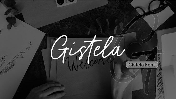 Gistela Font | Free Font Download | Download Thousands of Fonts for Free Sample Image