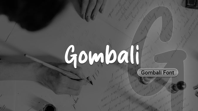 Gombali Font | Free Font Download | Download Thousands of Fonts for Free Sample Image
