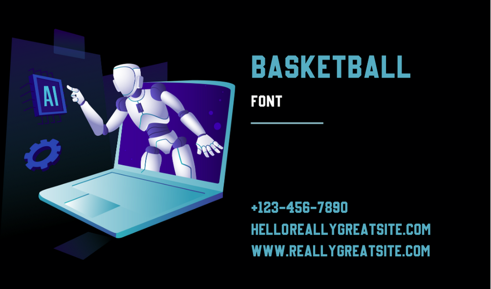 Basketball Font | Free Font Download | Download Thousands of Fonts for Free Sample Image