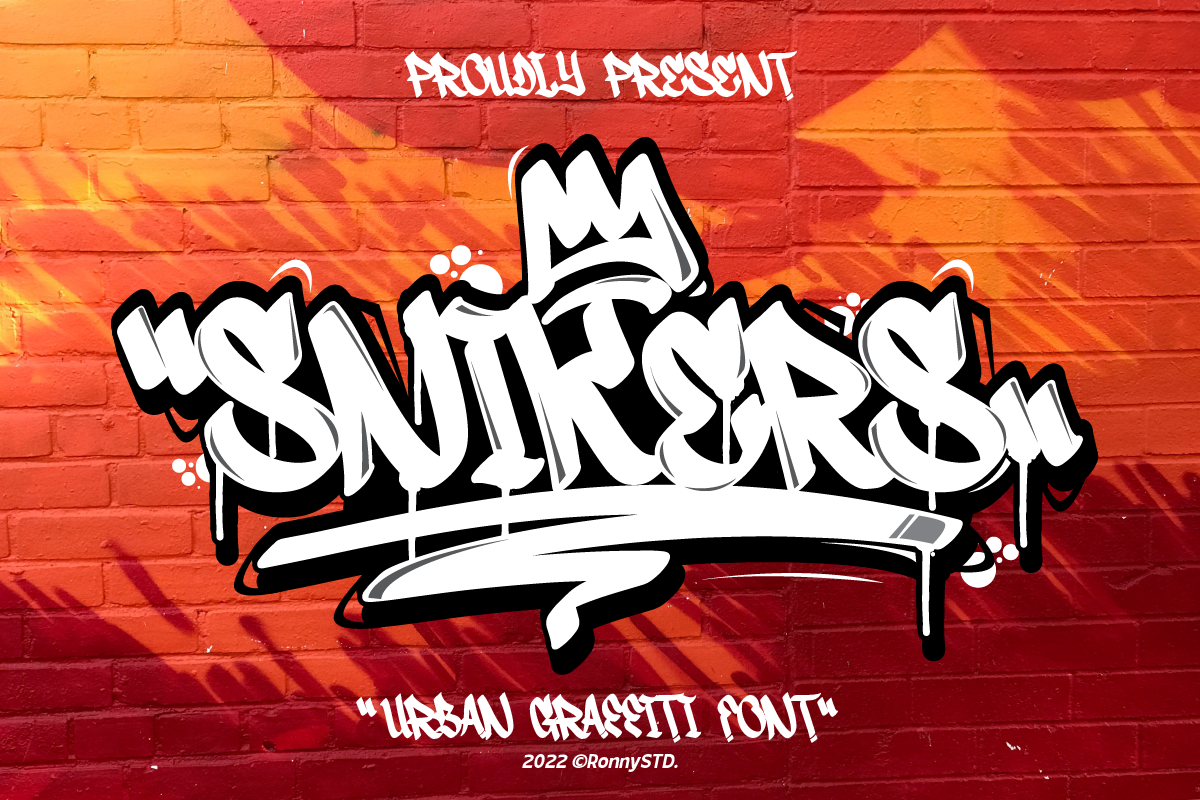 Snikers Font | Free Font Download | Download Thousands of Fonts for Free Sample Image
