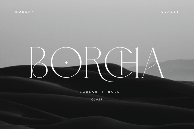 Borcha Font | Free Font Download | Download Thousands of Fonts for Free Sample Image