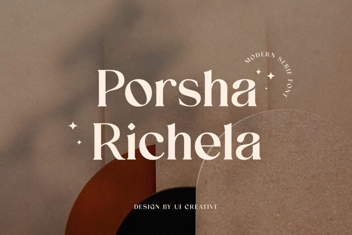 Porsha Richela Font | Free Font Download | Download Thousands of Fonts for Free Sample Image