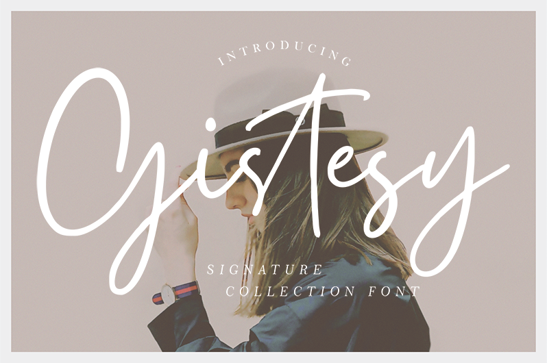 Gistesy Font | Free Font Download | Download Thousands of Fonts for Free Sample Image