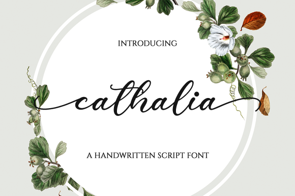 Cathalia Font | Free Font Download | Download Thousands of Fonts for Free Sample Image