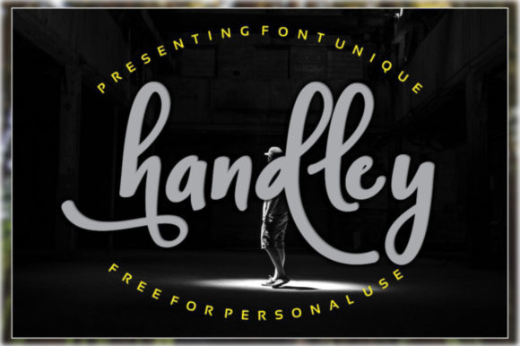 Handley Font | Free Font Download | Download Thousands of Fonts for Free Sample Image