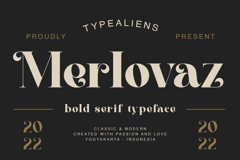 Merlovaz Font | Free Font Download | Download Thousands of Fonts for Free Sample Image