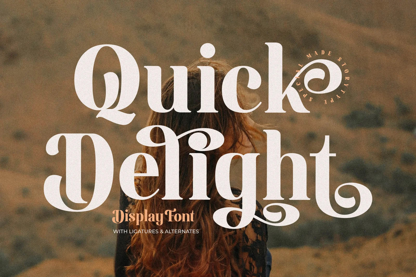 Quick Delight Font | Free Font Download | Download Thousands of Fonts for Free Sample Image