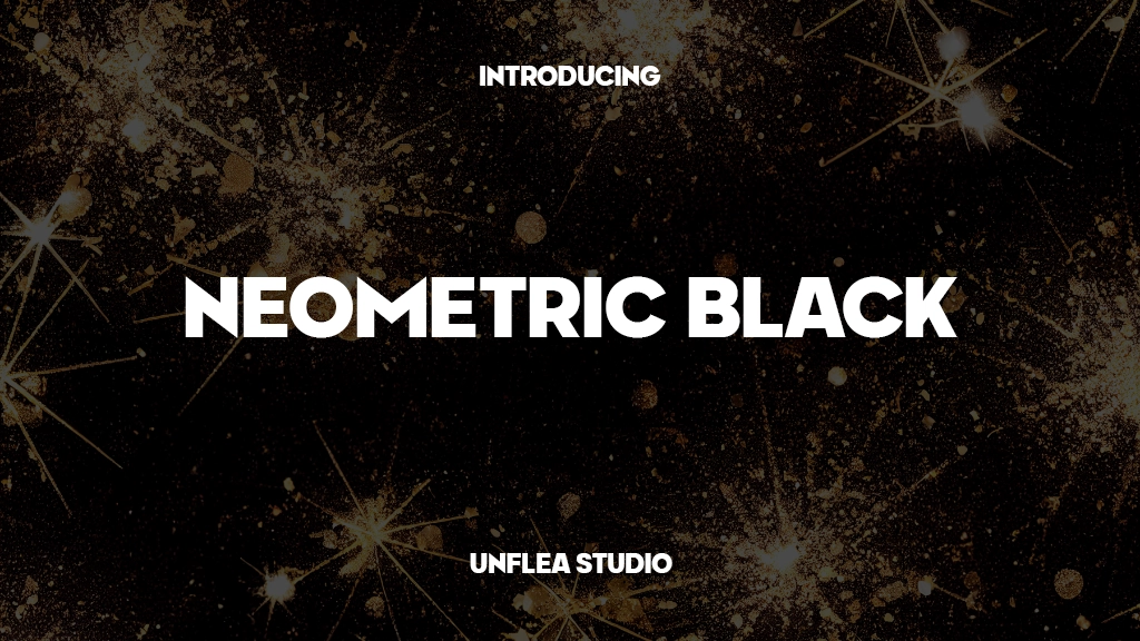 Neometric Black Font | Free Font Download | Download Thousands of Fonts for Free Sample Image