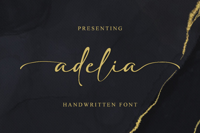 Adelia Font | Free Font Download | Download Thousands of Fonts for Free Sample Image