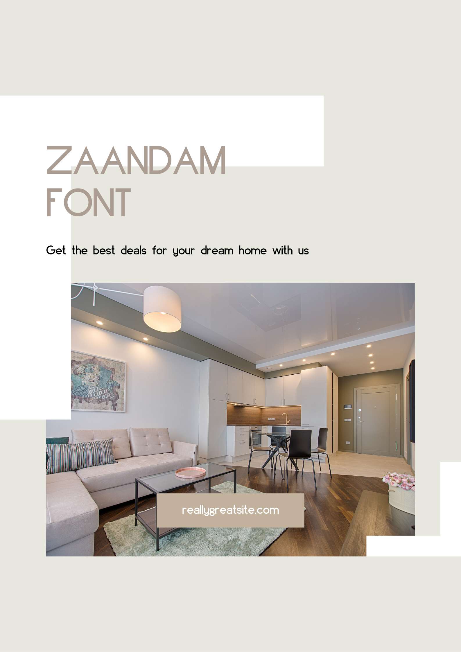 Zaandam Font | Free Font Download | Download Thousands of Fonts for Free Sample Image