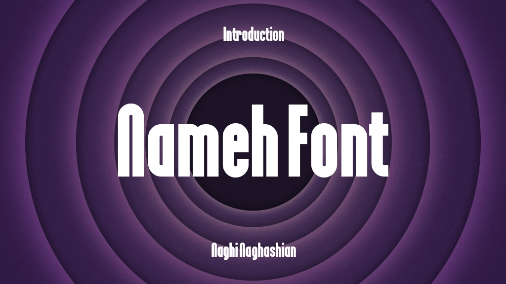 Nameh Font | Free Font Download | Download Thousands of Fonts for Free Sample Image