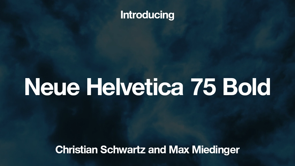 Neue Helvetica 75 Bold Font | Free Font Download | Download Thousands of Fonts for Free Sample Image