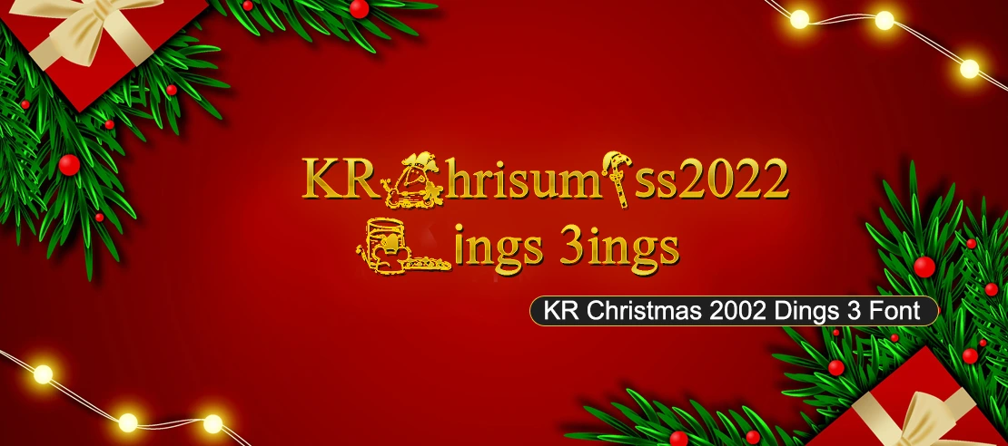 KR Christmas 2002 Dings 3 Font | Free Font Download | Download Thousands of Fonts for Free Sample Image