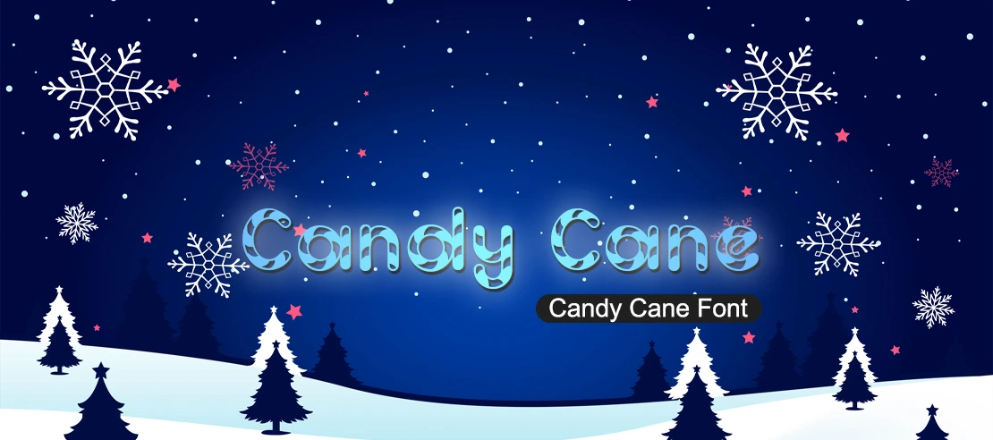 Candy Cane Font | Free Font Download | Download Thousands of Fonts for Free Sample Image