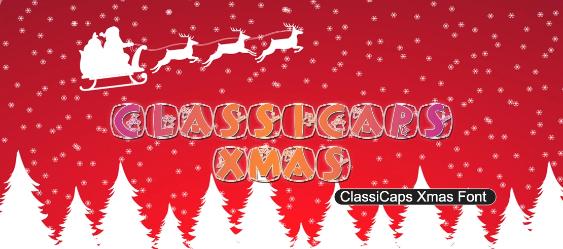 ClassiCaps Xmas Font | Free Font Download | Download Thousands of Fonts for Free Sample Image