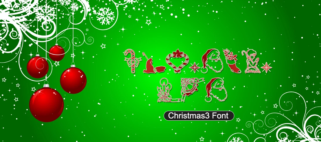 Christmas3 Font | Free Font Download | Download Thousands of Fonts for Free Sample Image