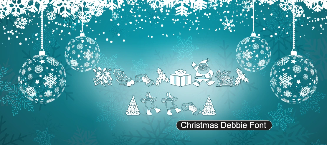 Christmas Debbie Font | Free Font Download | Download Thousands of Fonts for Free Sample Image