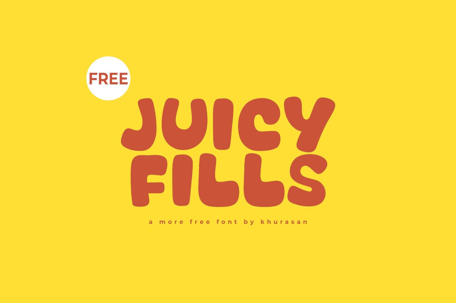 Juicy Fills Font | Free Font Download | Download Thousands of Fonts for Free Sample Image