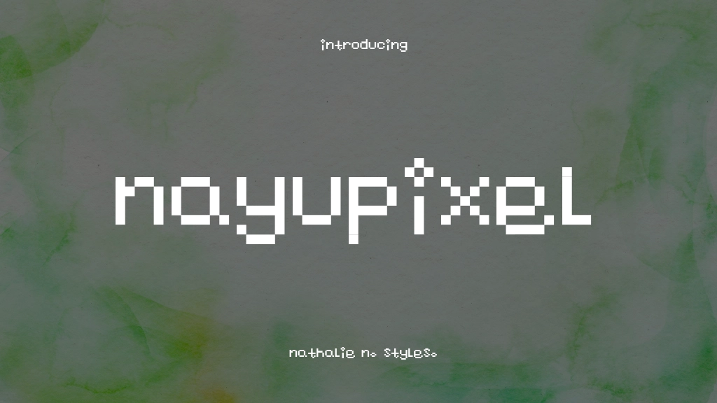 Nayupixel Font | Free Font Download | Download Thousands of Fonts for Free Sample Image