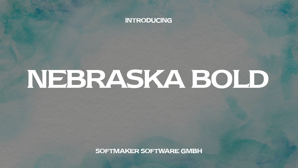 Nebraska Bold Font | Free Font Download | Download Thousands of Fonts for Free Sample Image