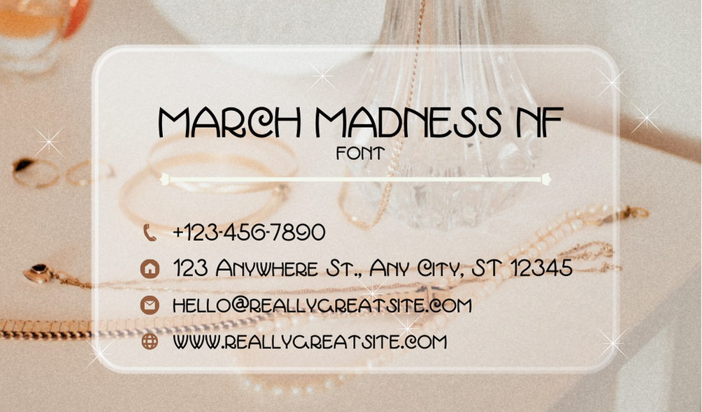 March Madness NF Font | Free Font Download | Download Thousands of Fonts for Free Sample Image