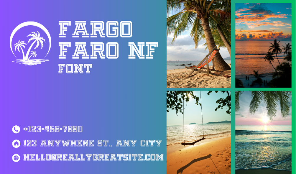 Fargo Faro NF Font | Free Font Download | Download Thousands of Fonts for Free Sample Image