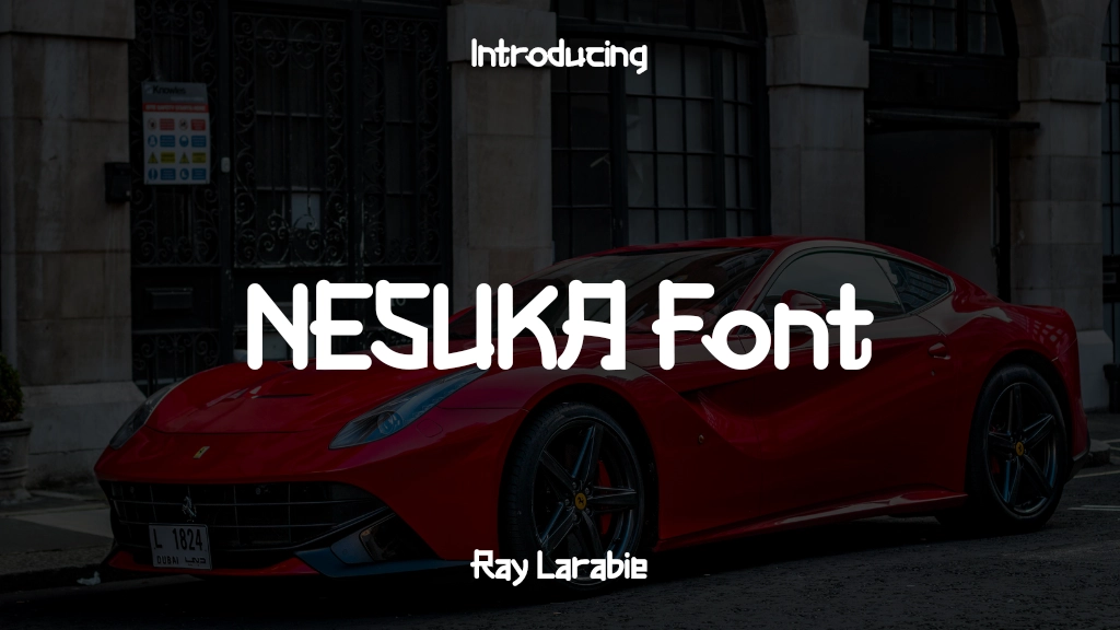 NESUKA Font Font | Free Font Download | Download Thousands of Fonts for Free Sample Image