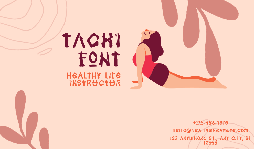 Tachi Font | Free Font Download | Download Thousands of Fonts for Free Sample Image