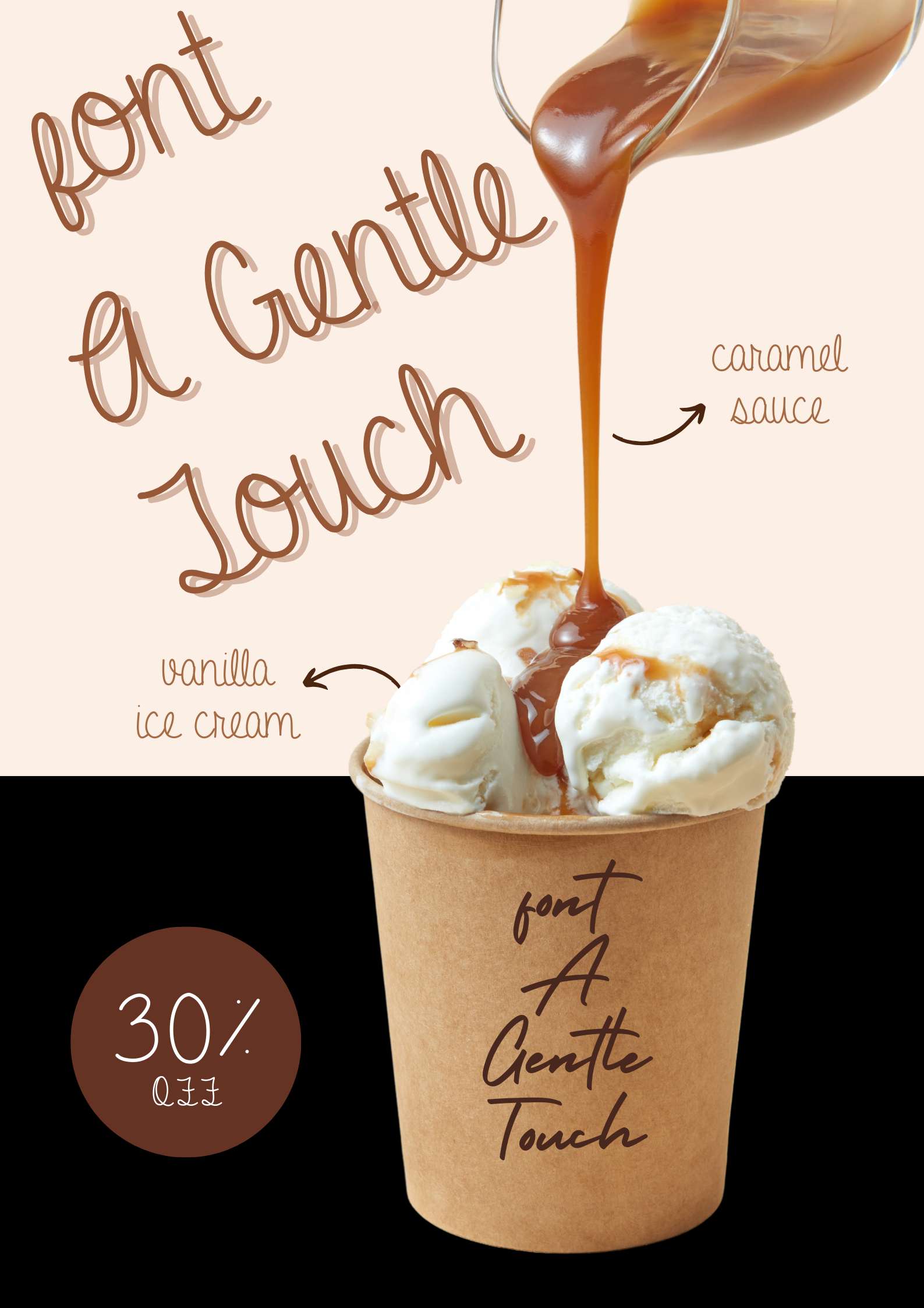 A Gentle Touch Font | Free Font Download | Download Thousands of Fonts for Free Sample Image