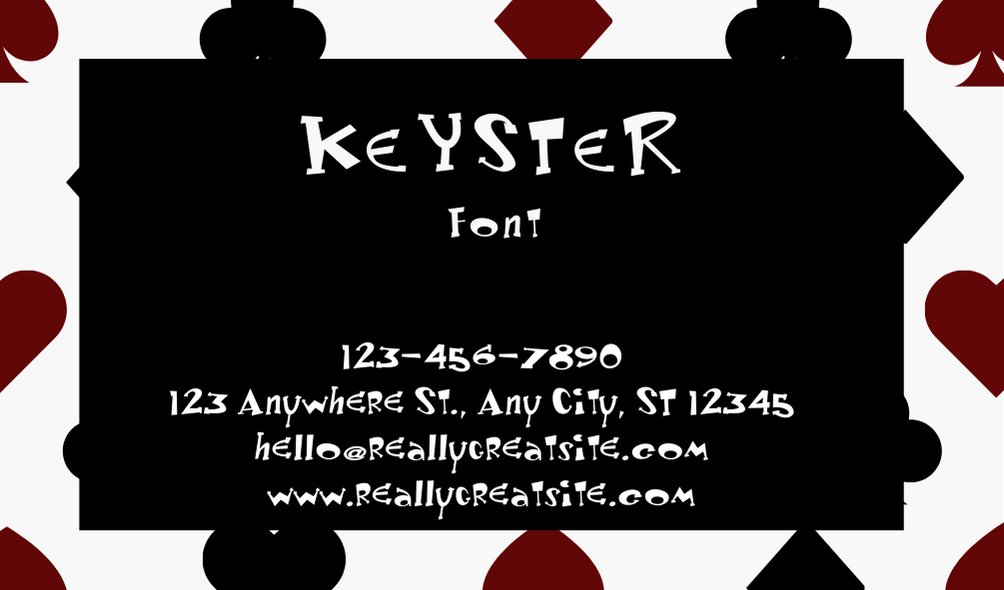 Keyster Font | Free Font Download | Download Thousands of Fonts for Free Sample Image