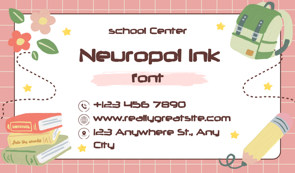 Neuropol Ink Font | Free Font Download | Download Thousands of Fonts for Free Sample Image