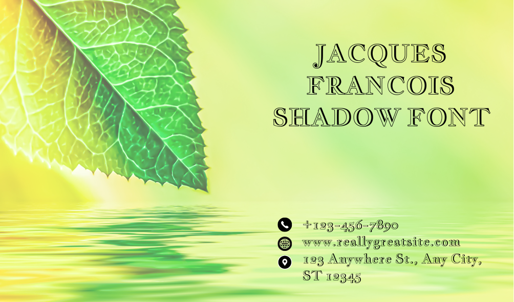 Jacques Francois Shadow Font | Free Font Download | Download Thousands of Fonts for Free Sample Image