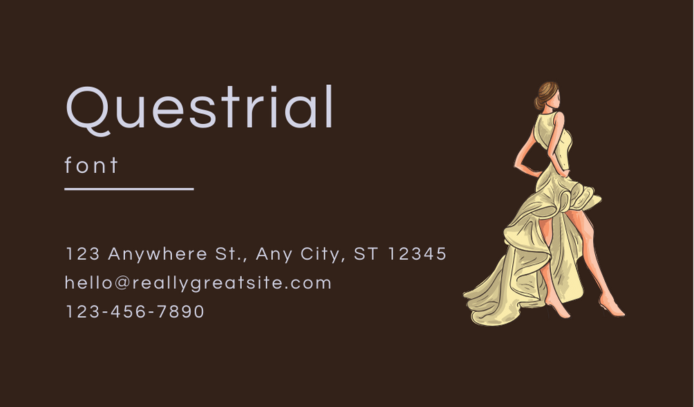 Questrial Font | Free Font Download | Download Thousands of Fonts for Free Sample Image