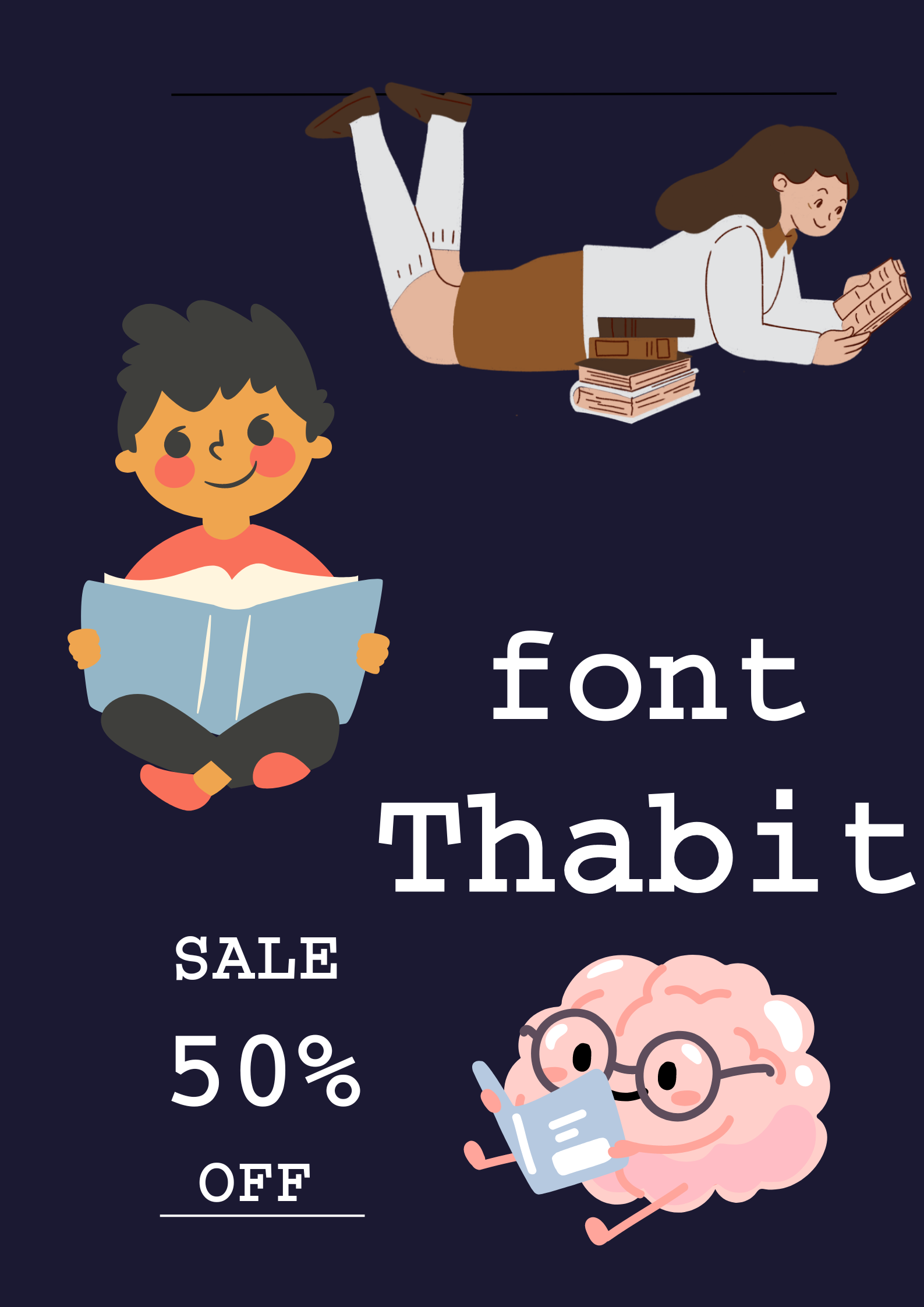 Thabit Bold Font | Free Font Download | Download Thousands of Fonts for Free Sample Image