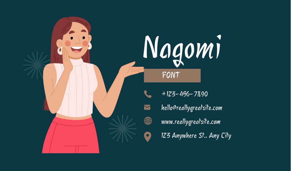 Nagomi Font | Free Font Download | Download Thousands of Fonts for Free Sample Image