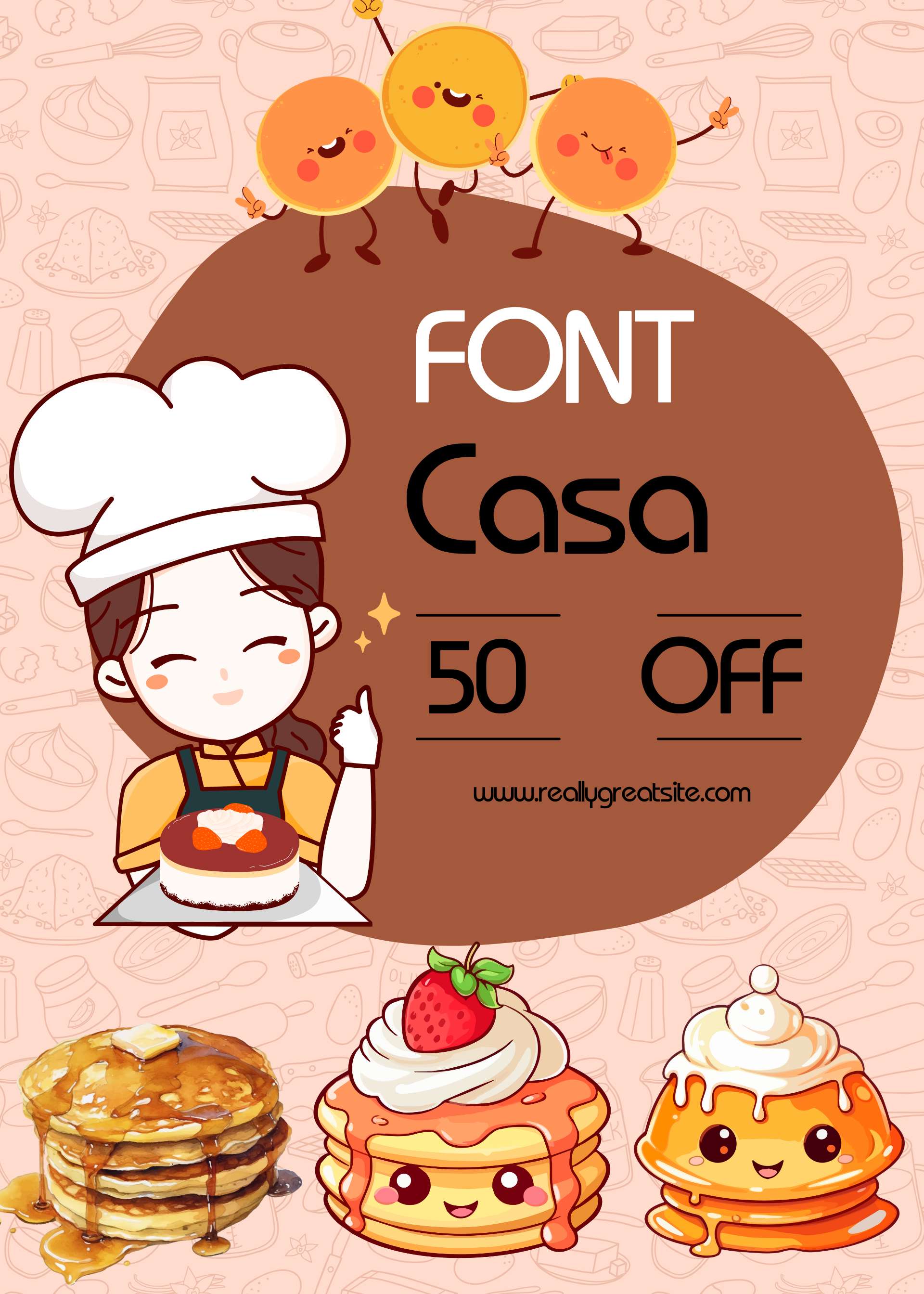 Casa Font | Free Font Download | Download Thousands of Fonts for Free Sample Image