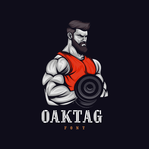 Oaktag 3D Font | Free Font Download | Download Thousands of Fonts for Free Sample Image