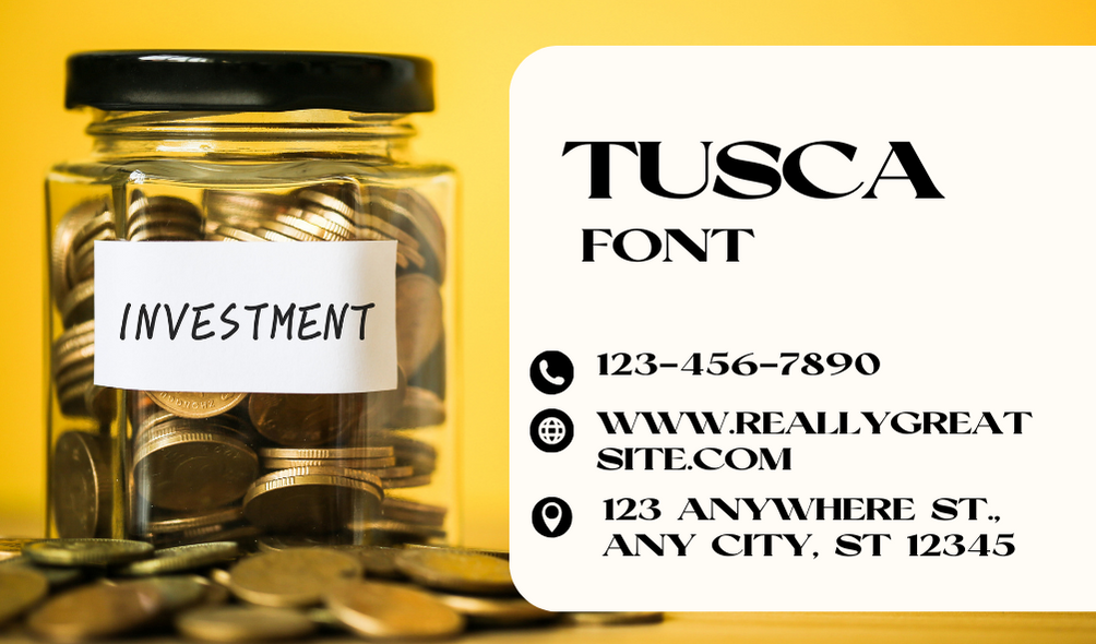 Tusca Font | Free Font Download | Download Thousands of Fonts for Free Sample Image